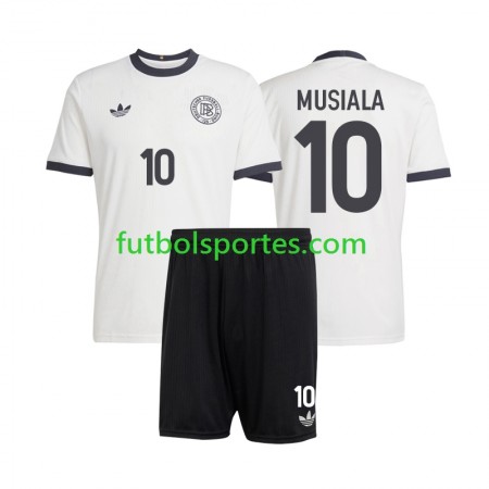 Camiseta Alemania Jamal Musiala 10 ANVERSARY Niño Primera Equipación 2025
